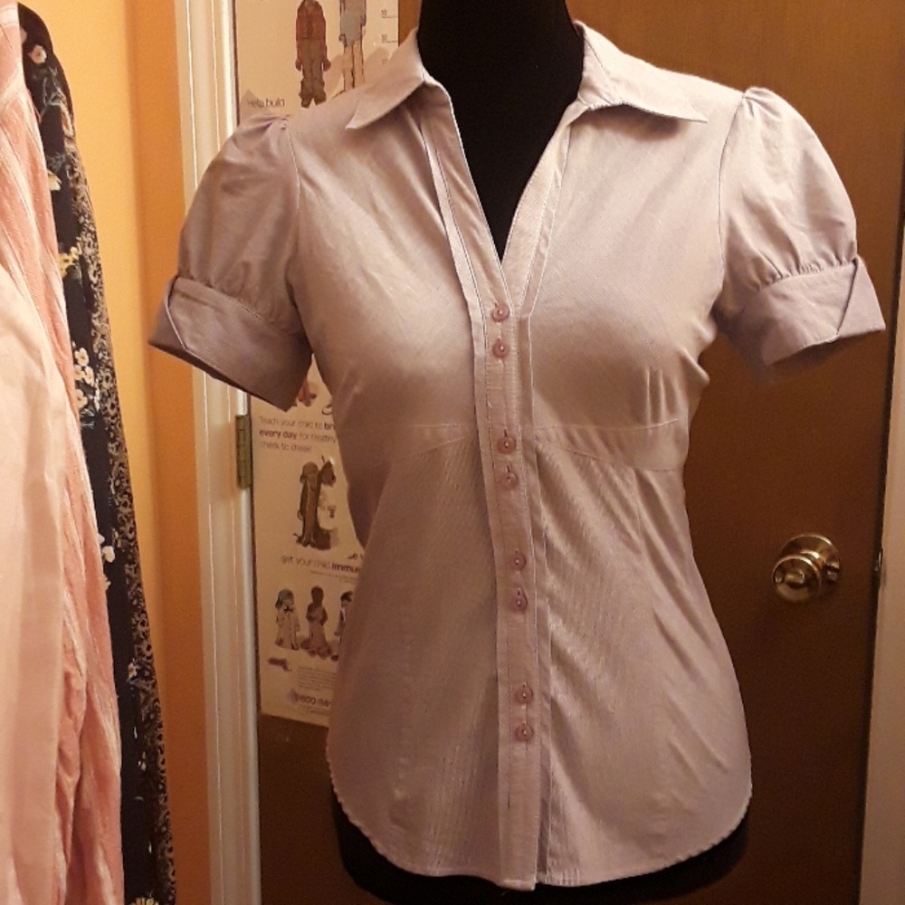 Dunnes stretchy button down shirt